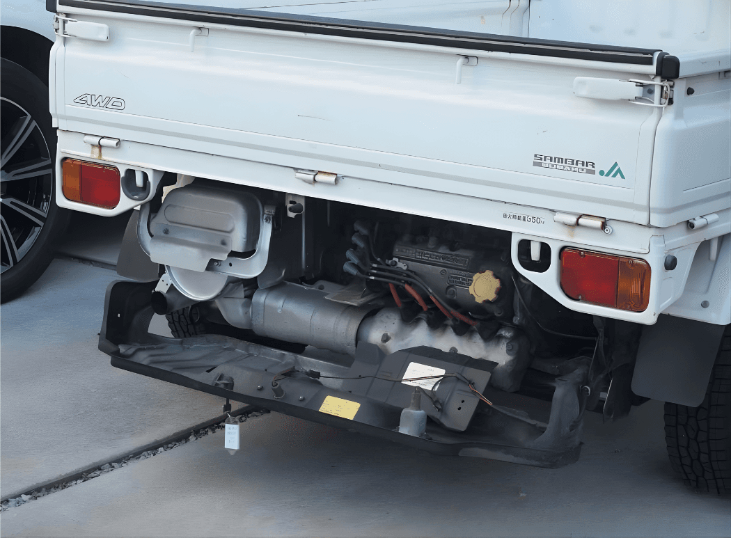 2000 Subaru Sambar Truck - Rear Engine Bay